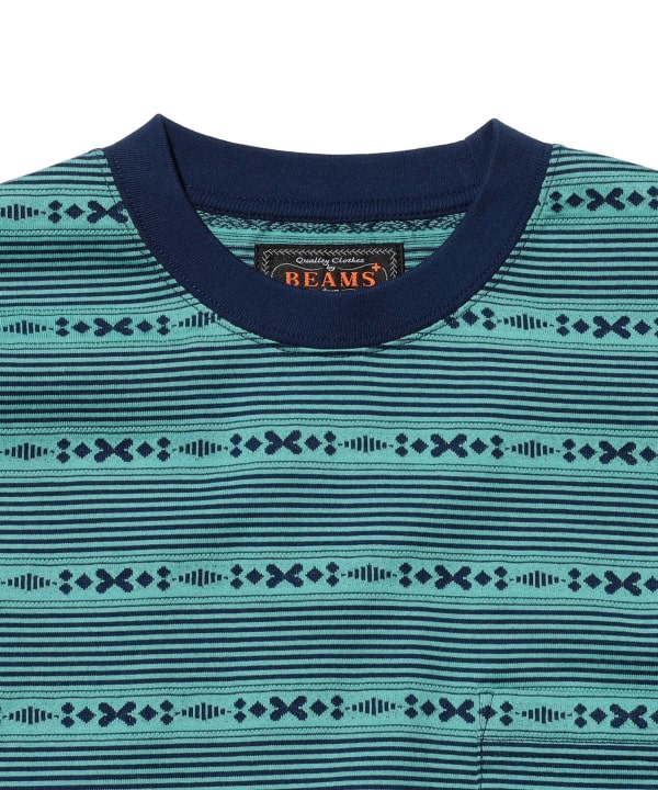 Pocket Tee Jacquard Stripe