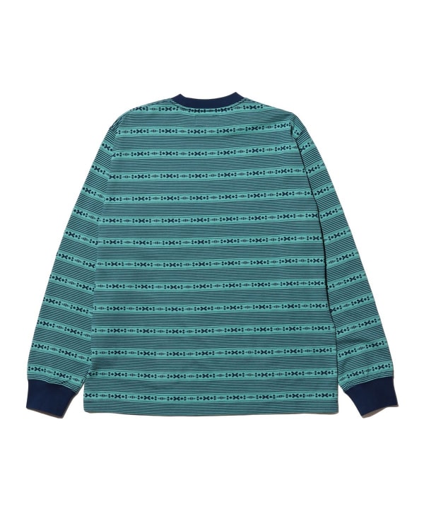 Pocket Tee Jacquard Stripe