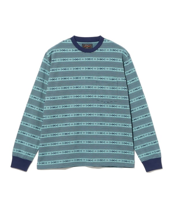 Pocket Tee Jacquard Stripe
