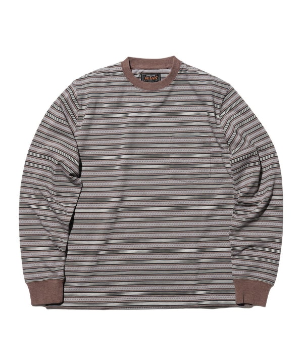 Pocket Tee Multi Stripe②