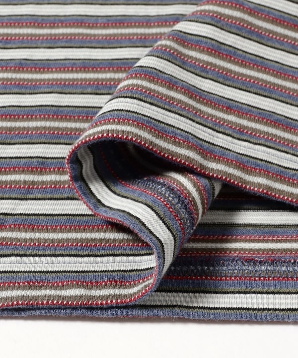 Pocket Tee Multi Stripe②