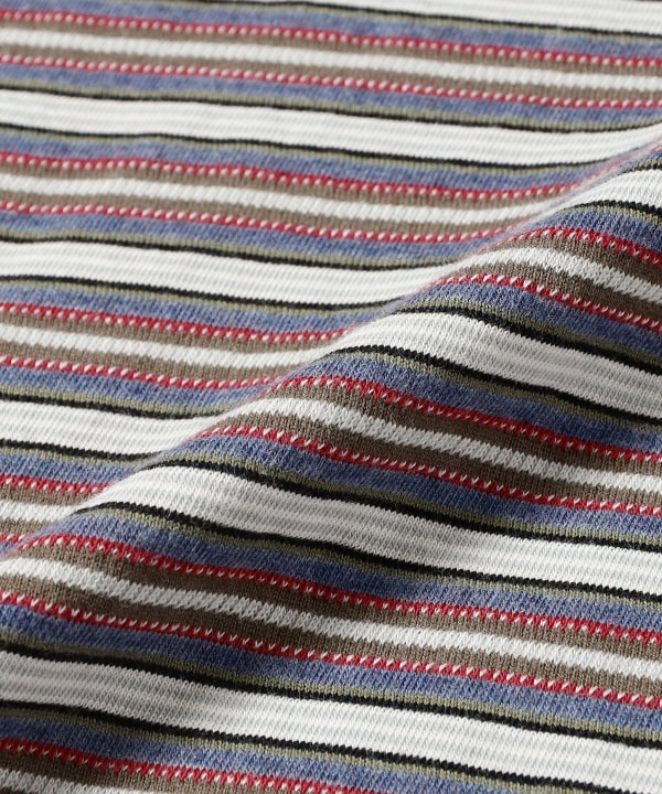 Pocket Tee Multi Stripe②