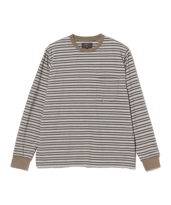 Pocket Tee Multi Stripe②