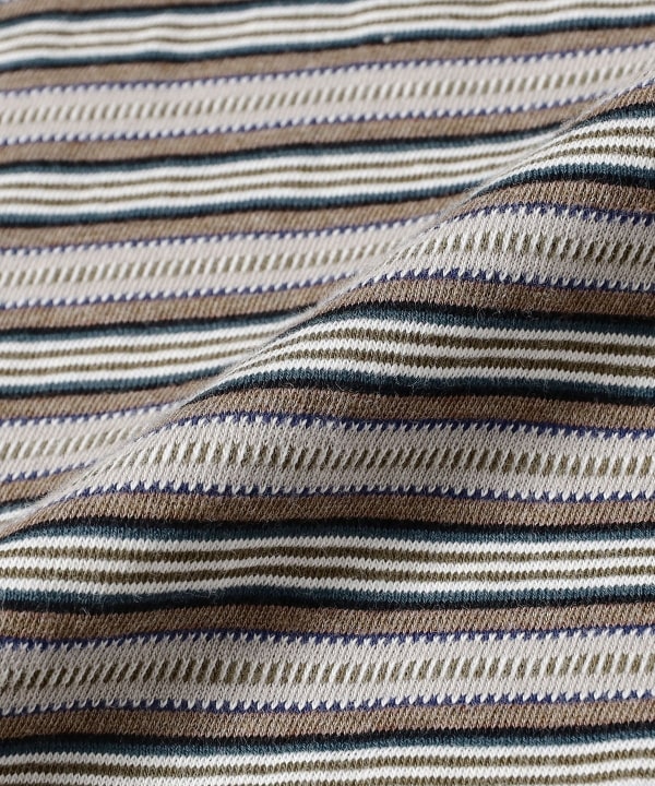 Pocket Tee Multi Stripe②