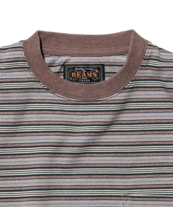 Pocket Tee Multi Stripe②