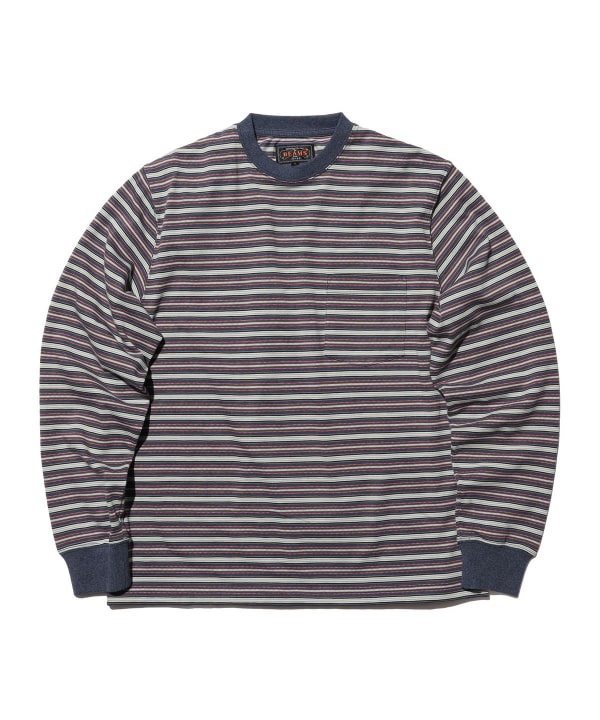 Pocket Tee Multi Stripe②
