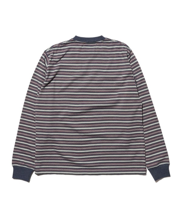 Pocket Tee Multi Stripe②