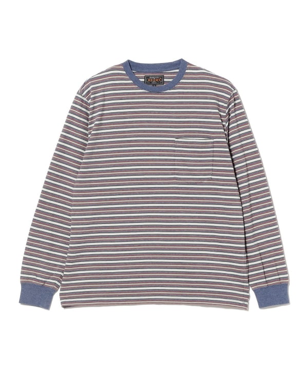 Pocket Tee Multi Stripe②
