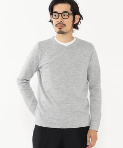 ▲dip × BEAMS PLUS / 別注 2Layer V Neck Knit 22AW