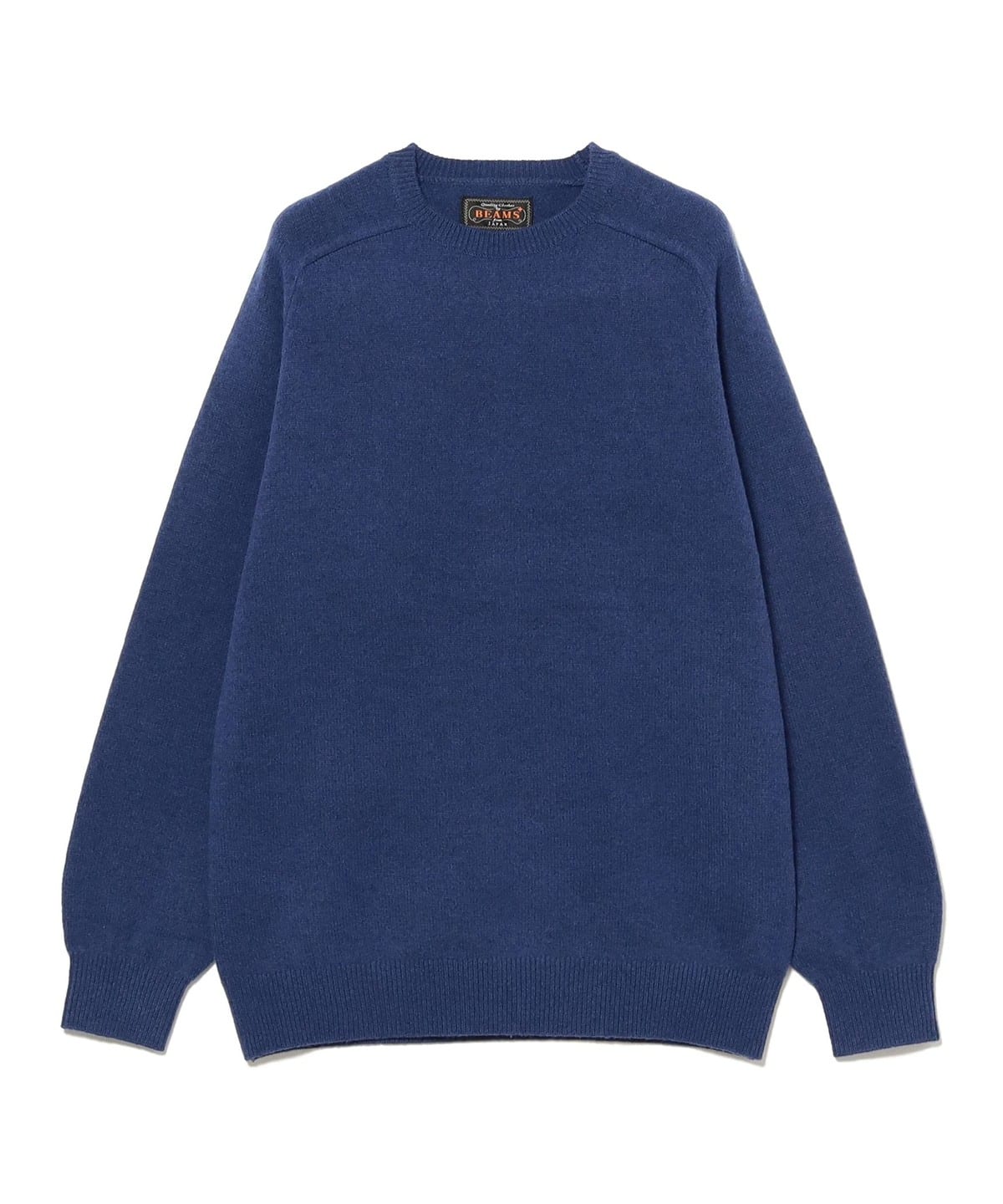 BEAMSブラス　セーター　紺色 BEAMS PLUS（ビームス プラス）Crew 9G（トップス ニット・セーター