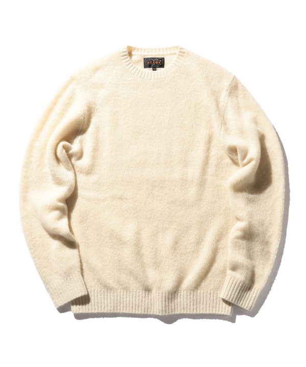 BEAMS PLUS（ビームス プラス）BEAMS PLUS / Crew Cashmere*Silk 7G