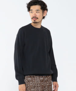 ▲BATONER × BEAMS PLUS / 別注 HARD TWIST WOOL CREW NECK KNIT