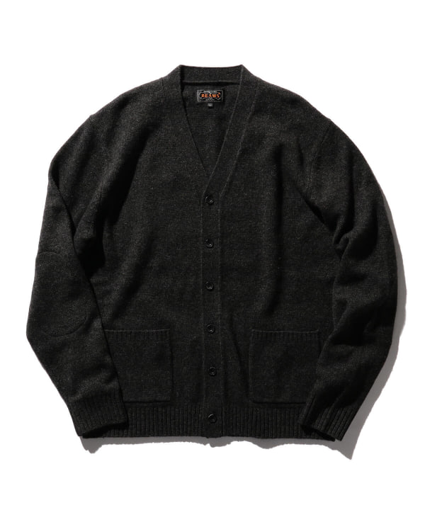 BEAMS PLUS（ビームス プラス）Cardigan Elbow Patch 7G（トップス カーディガン）通販｜BEAMS