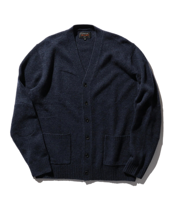 BEAMS PLUS（ビームス プラス）BEAMS PLUS / Cardigan Elbow Patch 7G