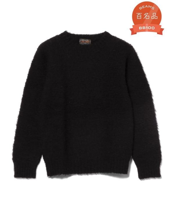 BEAMS PLUS Shetland Crew (BEAMS PLUS, Knitwear, Sweaters) for sale