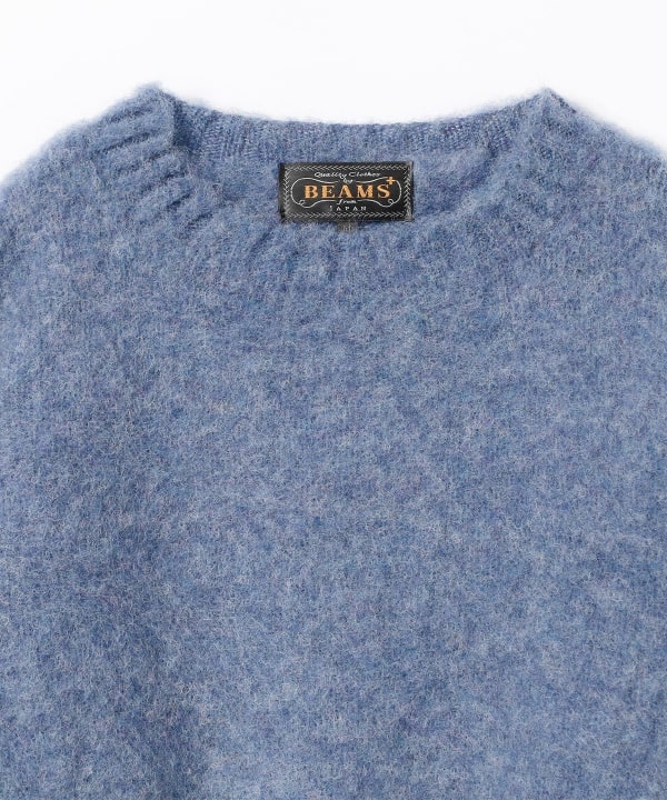 BEAMS PLUS（ビームス プラス）Crew Stretch Mohair（トップス