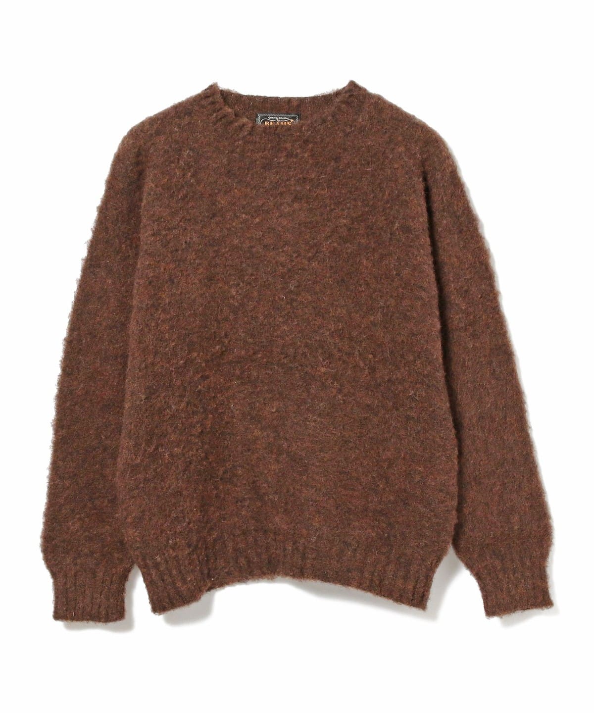 Shetland Crew トップス MEN Coffee 191 S Shetland Crew トップス MEN Coffee 191 S