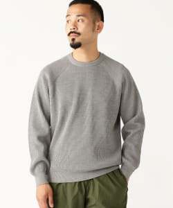 ▲BATONER × BEAMS PLUS / 別注 エクストラ ハード ツイスト ウール クルーネック ニット