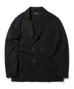 ▲BEAMS PLUS / ダブルブレステッド ニット 4ボタン ジャケット
