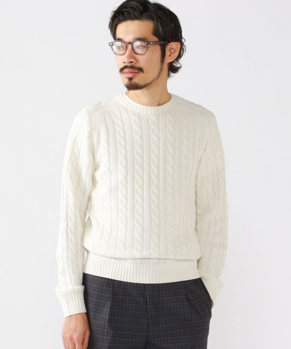 BEAMS PLUS（ビームス プラス）BEAMS PLUS / Crew Cable Cotton Linen
