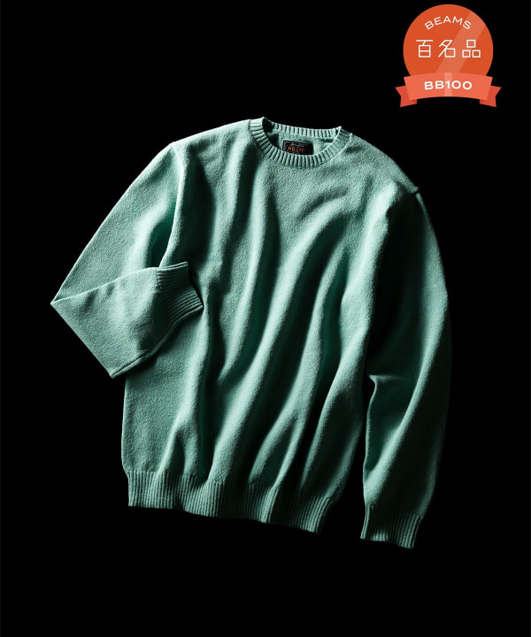 BEAMS PLUS（ビームス プラス）Crew LilyYarn 7G（トップス ニット