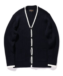 ▲BEAMS PLUS /  ケーブル ライン ニット カーディガン