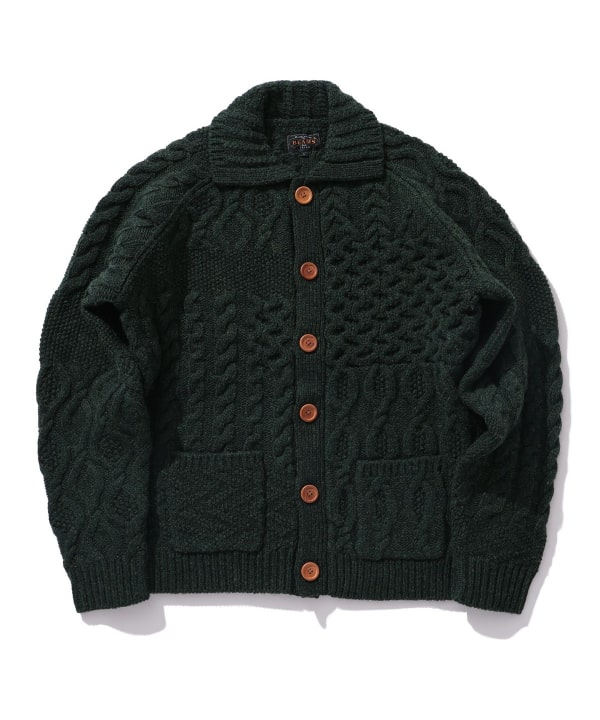 BEAMS PLUS（ビームス プラス）BEAMS PLUS / Cardigan Alan Patchwork