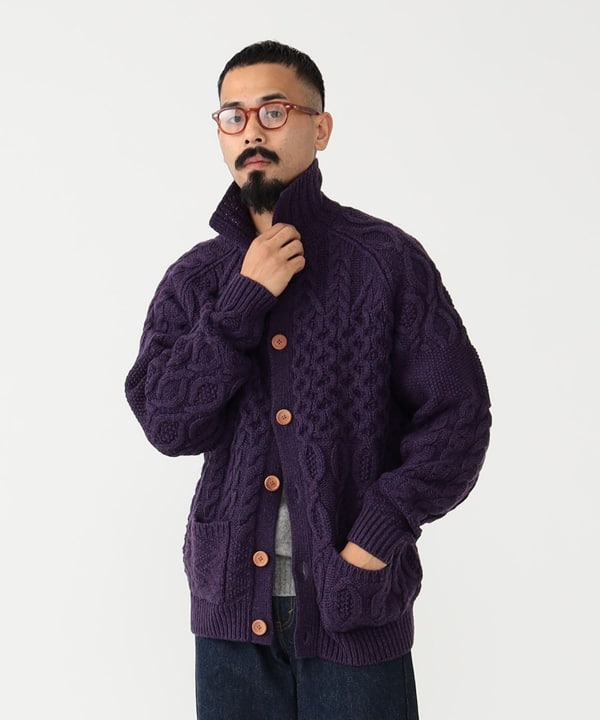 BEAMS PLUS（ビームス プラス）BEAMS PLUS / Cardigan Alan Patchwork