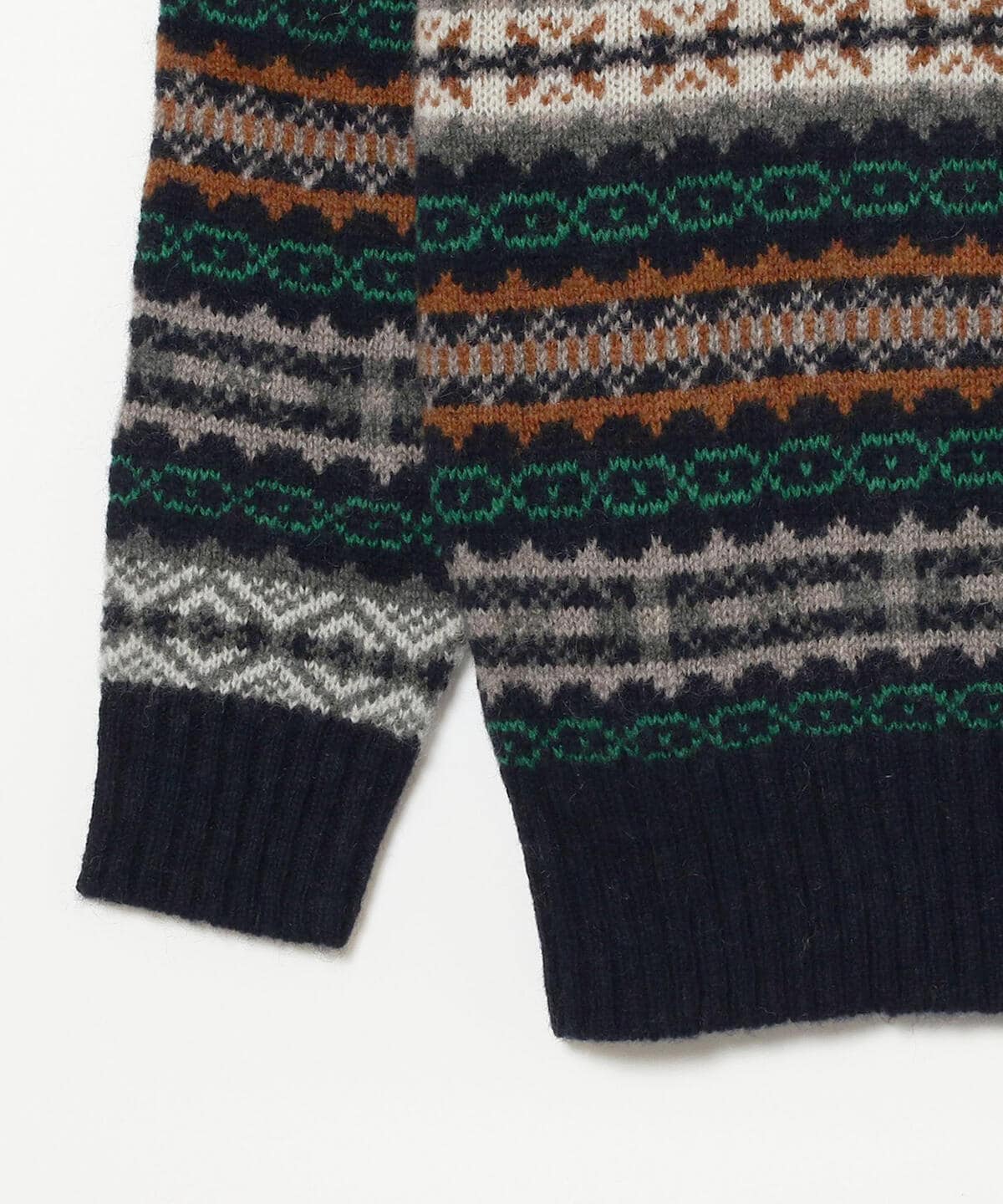 BEAMS PLUS（ビームス プラス）【別注】gim / Fair Isle Cricket Knit 22（トップス ニット・セーター）通販｜ BEAMS