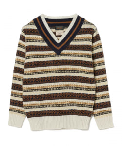 ▲【別注】gim / Fair Isle Cricket Knit 22