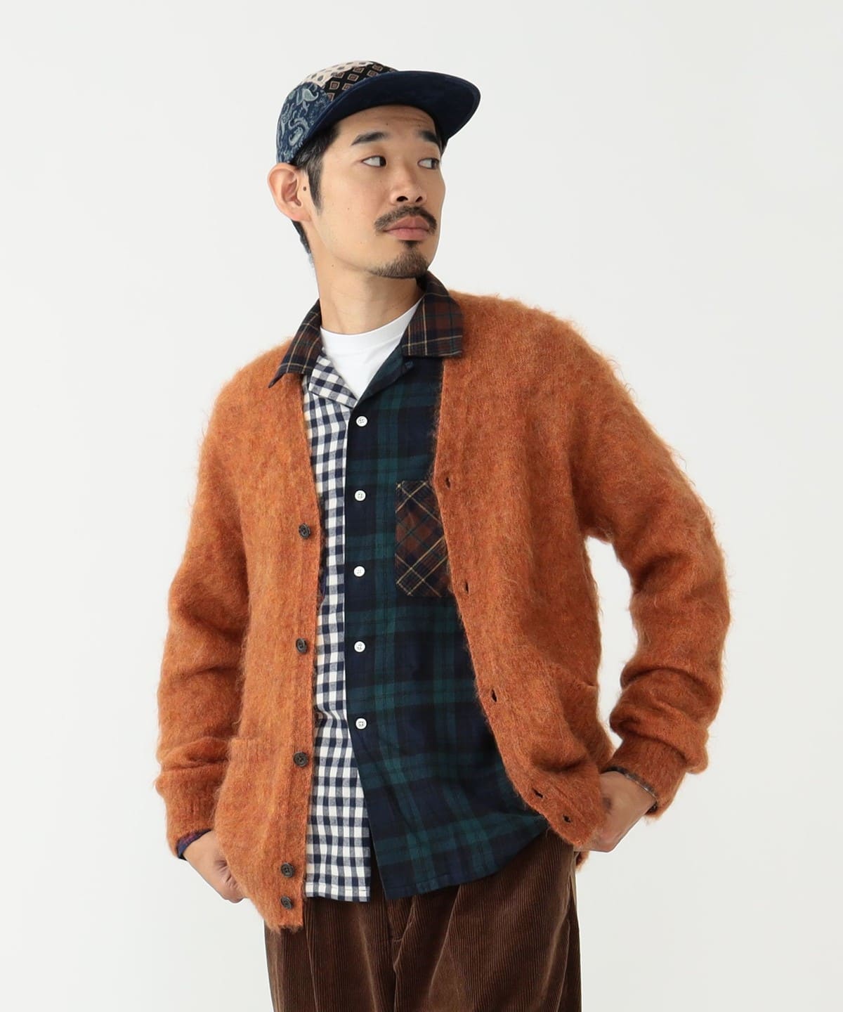 BEAMS PLUS（ビームス プラス）Cardigan Stretch Mohair（トップス