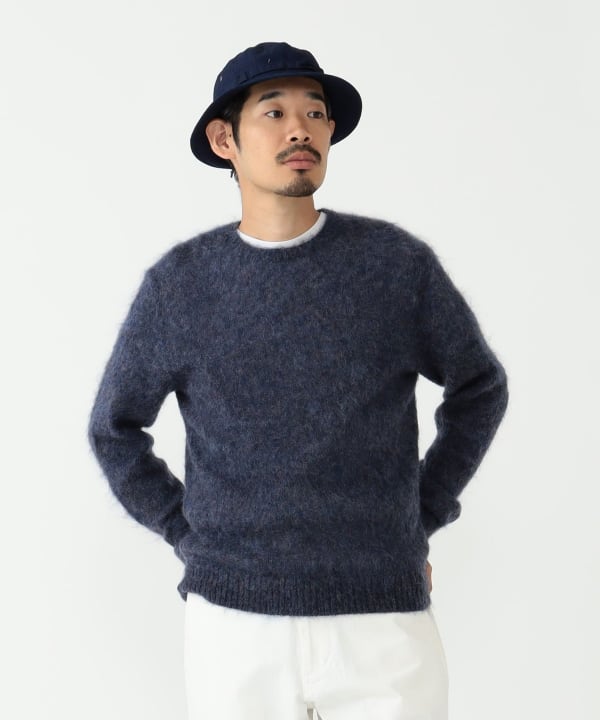 BEAMS PLUS（ビームス プラス）BEAMS PLUS / Crew Stretch Mohair