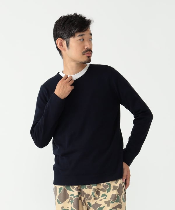 BEAMS PLUS dip × BEAMS PLUS / 別注2Layer V Neck Knit 23AW（上衣