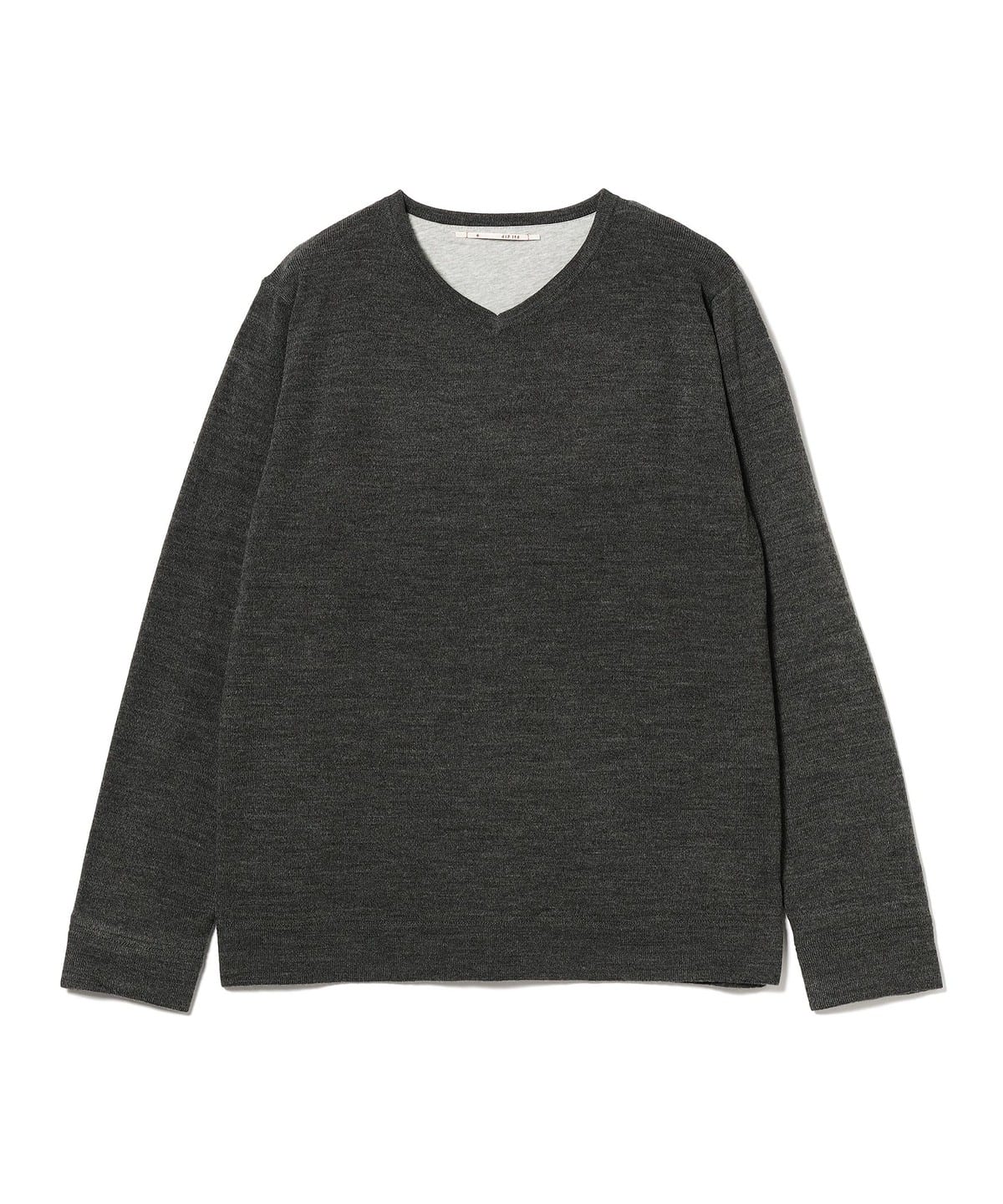 BEAMS PLUS（ビームス プラス）dip × BEAMS PLUS / 別注 2Layer V Neck