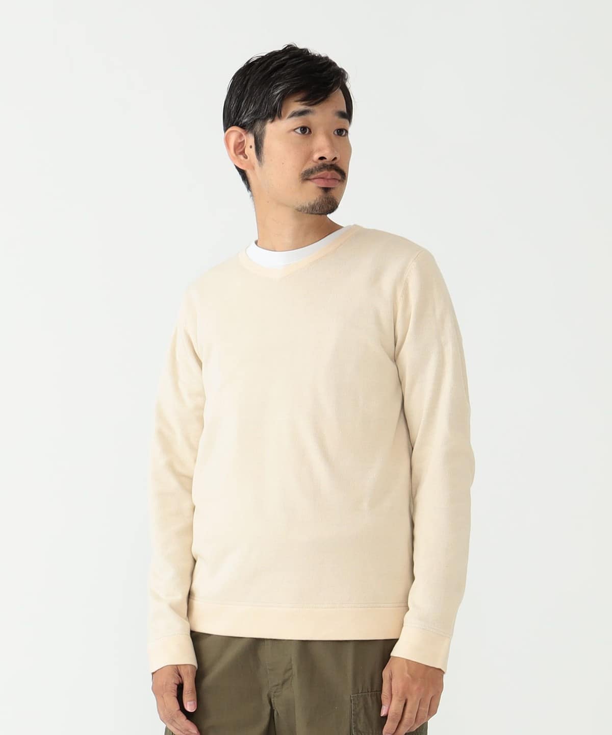 BEAMS PLUS（ビームス プラス）【別注】dip / 2Layer V Neck Knit 23AW（トップス ニット・セーター）通販｜BEAMS