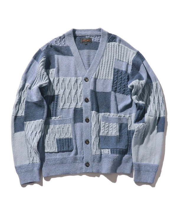 BEAMS PLUS（ビームス プラス）BEAMS PLUS / Cardigan Patchwork Like