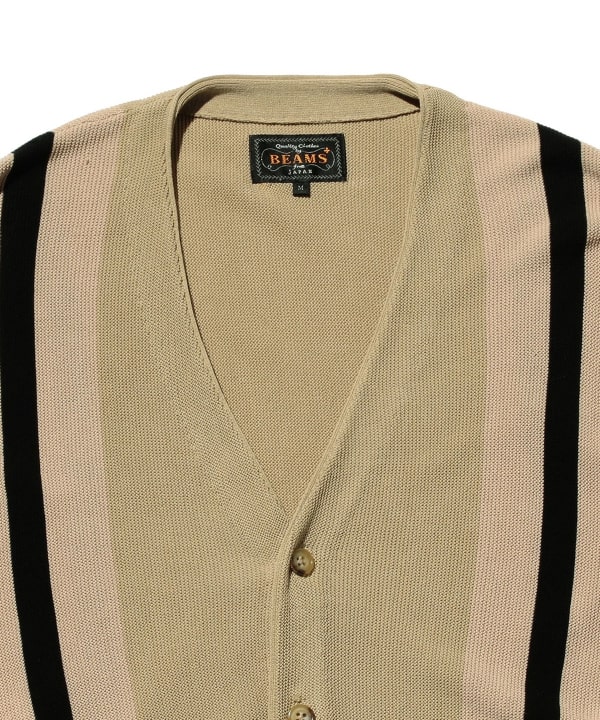 BEAMS PLUS（ビームス プラス）Cardigan Stripe（トップス