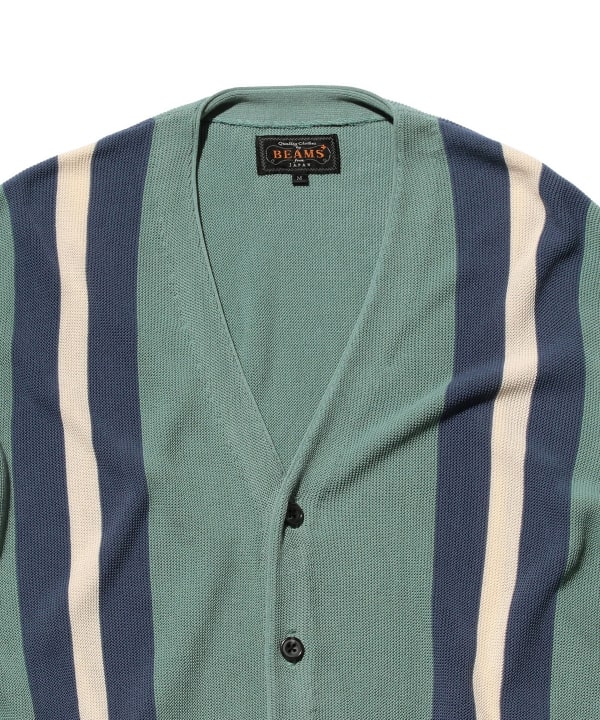 BEAMS PLUS（ビームス プラス）BEAMS PLUS / Cardigan Stripe 