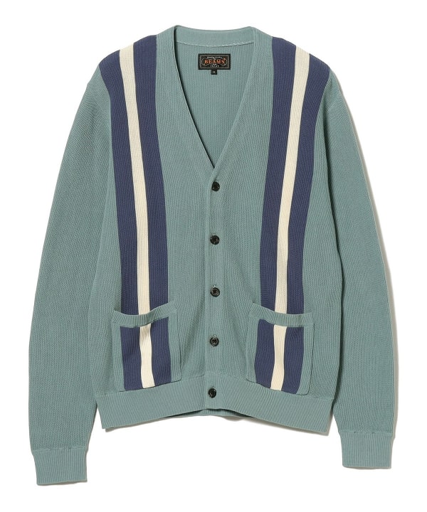 BEAMS PLUS（ビームス プラス）Cardigan Stripe（トップス