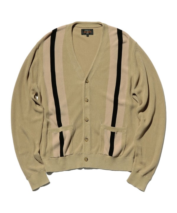 BEAMS PLUS（ビームス プラス）Cardigan Stripe（トップス カーディガン）通販｜BEAMS