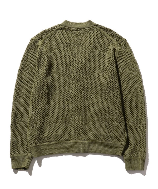 BEAMS PLUS（ビームス プラス）BEAMS PLUS / Cardigan Argyle Mesh