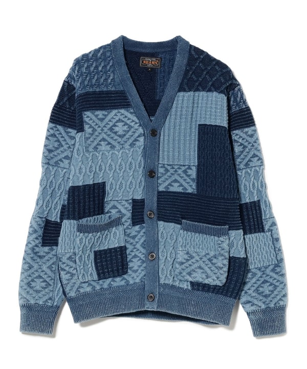 【未使用】完売品 ビームスプラス BEAMS + インディゴカーディガン L 未使用】完売品 ビームスプラス BEAMS + インディゴカーディガン
