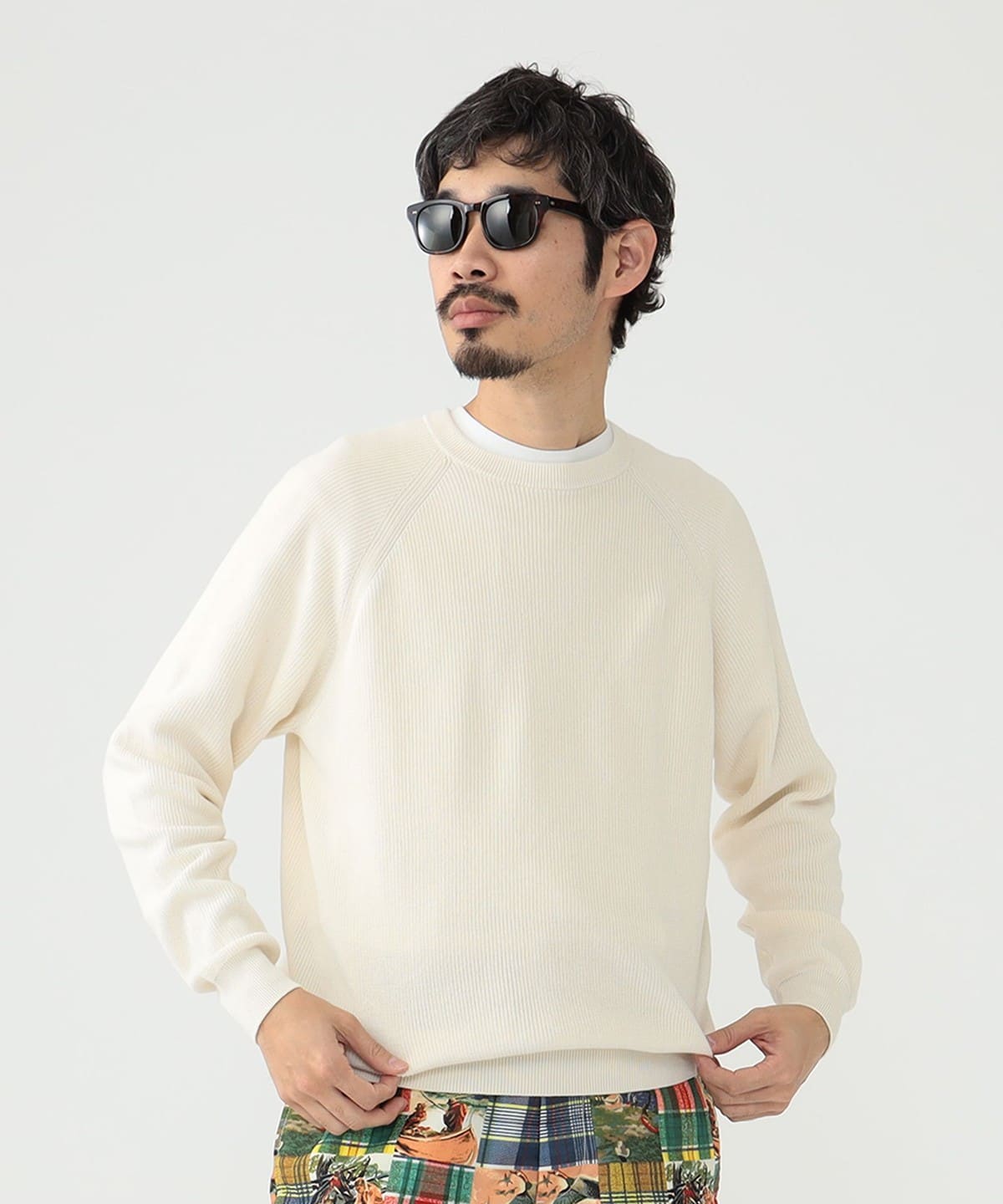 新品同様 最終価格BATONER×BEAMS PLUS別注COTTON KNIT SILK トップス