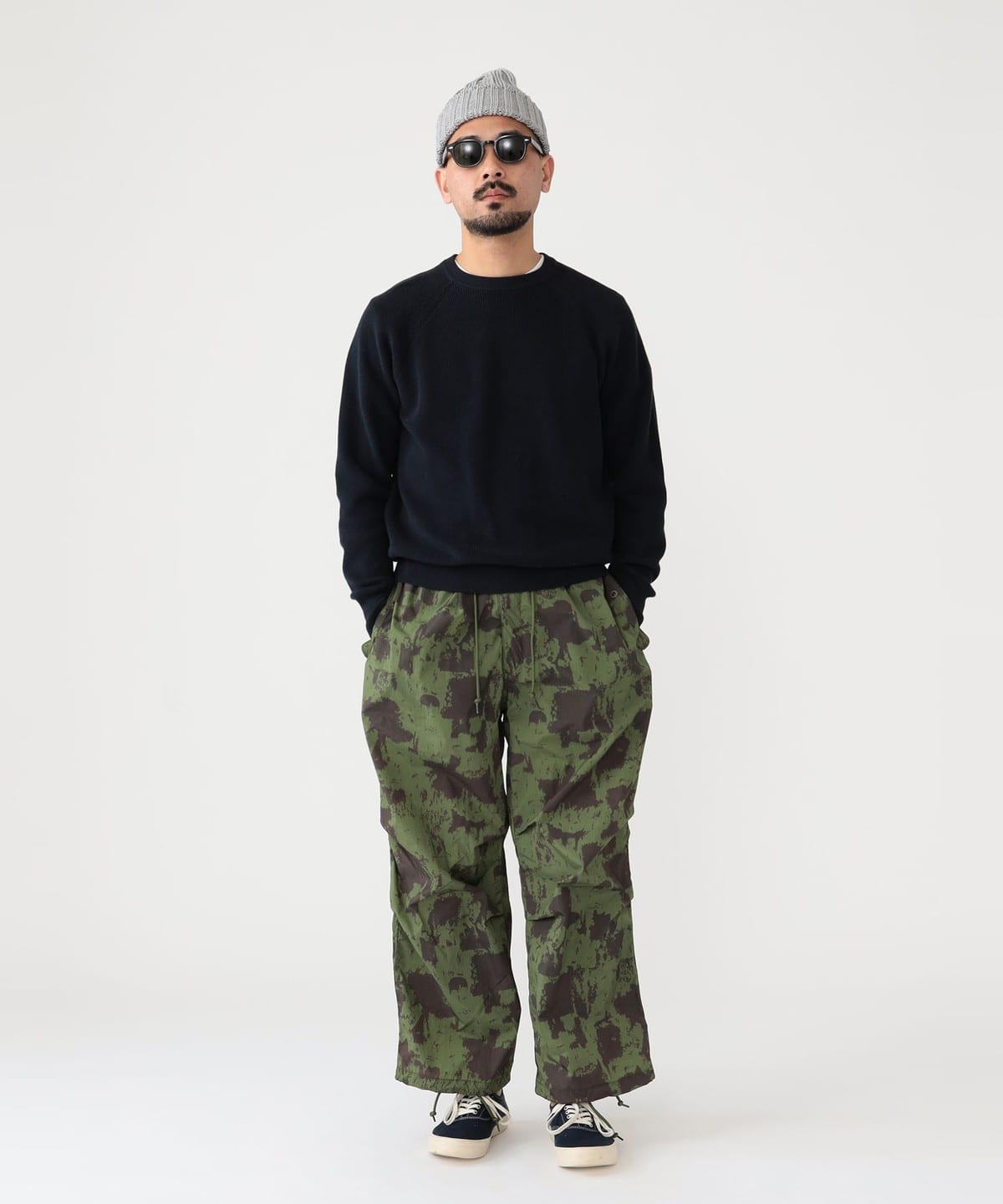 BEAMS PLUS（ビームス プラス）【別注】BATONER / SEA ISLAND COTTON CREW NECK（トップス  ニット・セーター）通販｜BEAMS