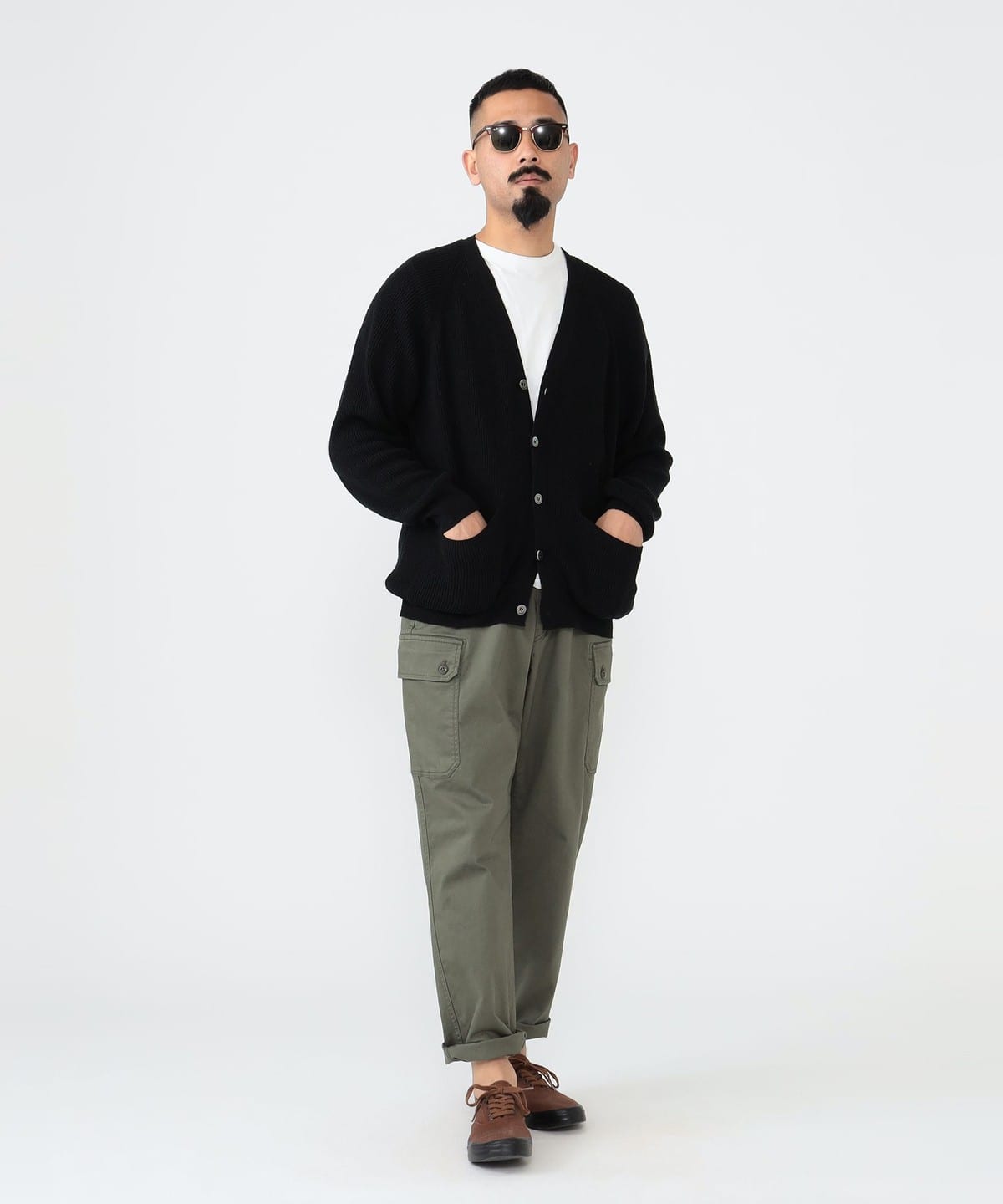 BEAMS PLUS（ビームス プラス）【別注】BATONER / SILK CARDIGAN