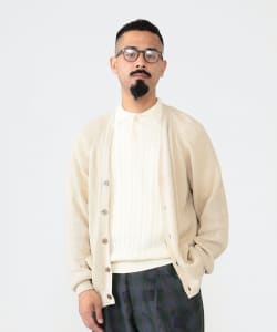 【別注】BATONER / SILK CARDIGAN