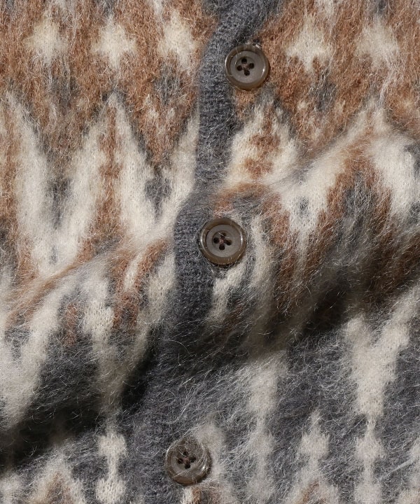 BEAMS PLUS（ビームス プラス）Cardigan Double Jacquard