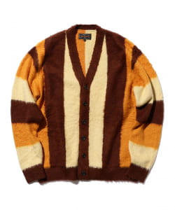 Cardigan Stripe Cotton Shaggy