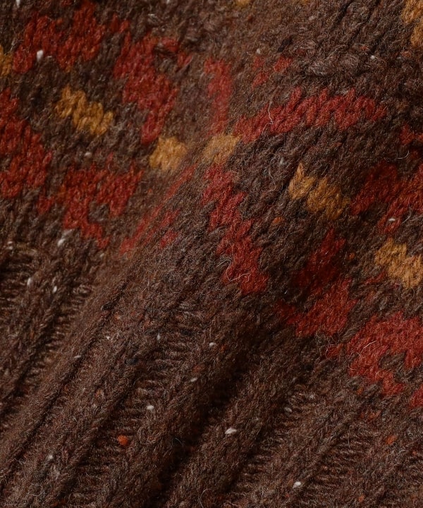 美品レア NB×beams+ EASY SET UP SUITS BEAMS PLUS（ビームス プラス）【タイムセール】Crew Fair Isle