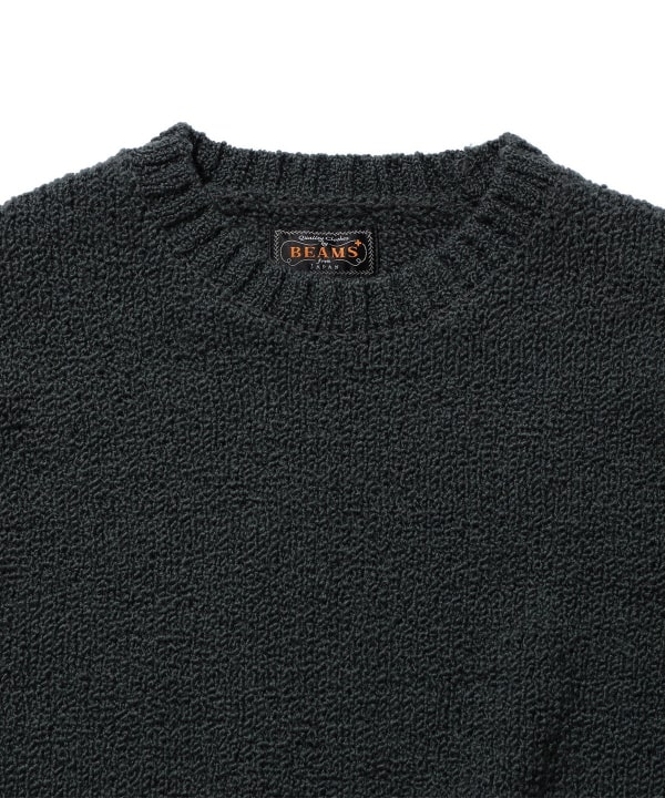 BEAMS PLUS（ビームス プラス）Crew Corkscrew Yarn 3G（トップス 